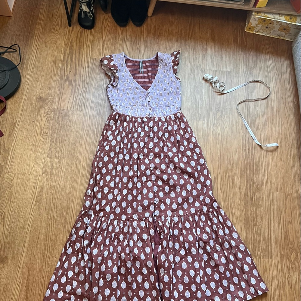 Anthropologie Peregrine Midi Dress XS NWOT